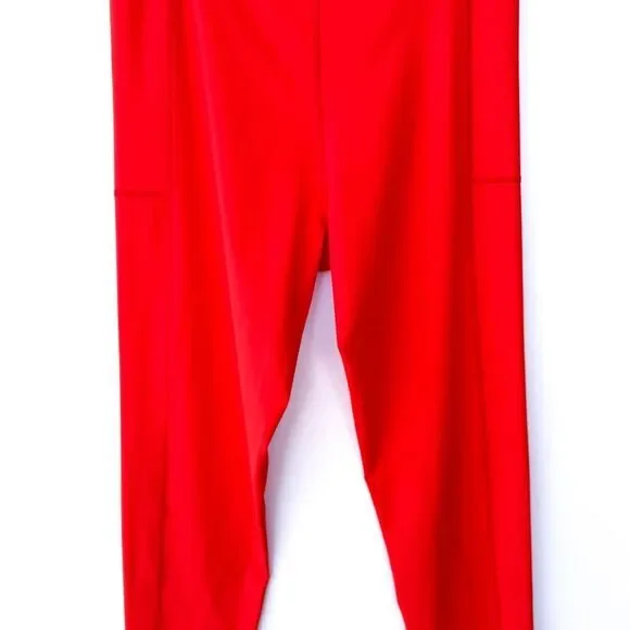 NWT Aerie Offline Orange High Rise 7/8 Length Goal Leggings Large - Picture 12 of 12